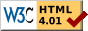 This front page is html 4.01 validated.